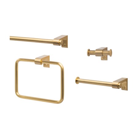 Sure-Loc Hardware Sure-Loc Hardware Sedona Series Bath Set, Satin Brass SD-SET-PH1 SB
